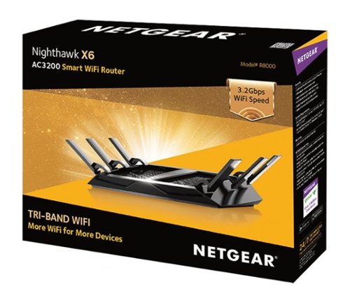 NETGEAR Nighthawk X6 AC3200 Tri-Band Wi-Fi 5 Router GLOBAL SHIPPING