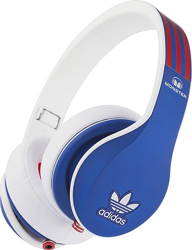  Monster - adidas Originals Over-the-Ear Headphones - Blue/Red/White