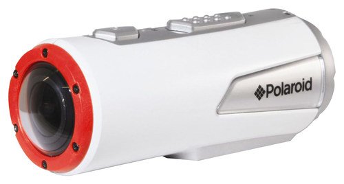  Polaroid - XS100HD HD Flash Memory Camcorder - White/Orange