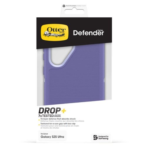 OtterBox Defender Series Pro Hard Shell for Samsung Galaxy S25 Ultra - Purple WORLDWIDE DELIVERY
