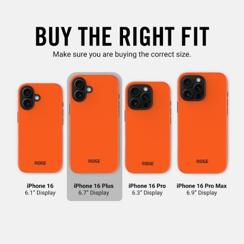 The Ridge Wallet Everyday Phone Case - IPhone 16 Plus - Basecamp Orange - Basecamp Orange HOW TO BUY