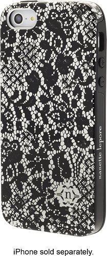  Nanette Lepore - Lace Case for Apple® iPhone® SE, 5s and 5 - Black