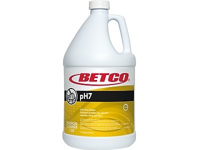 Betco - pH7 Floor Cleaner, Lemon Scent, 1 Gal. (1380400) - Yellow