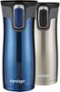 Contigo - AUTOSEAL West Loop 16-Oz. Travel Mugs (2-Count) - Monaco/Stainless-Steel-Angle_Standard