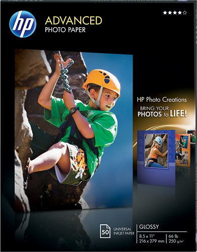  HP - Advanced Glossy Photo Paper - White