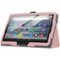 SaharaCase - Hand Strap Series Folio Case for Amazon Fire 7 (2022) - Pink-Left_Standard