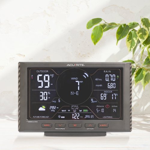 AcuRite Optimus WiFi Weather Station with Digital Display, Solar Powered Sensor & Mobile App for Remote Monitoring - Black HOW TO BUY