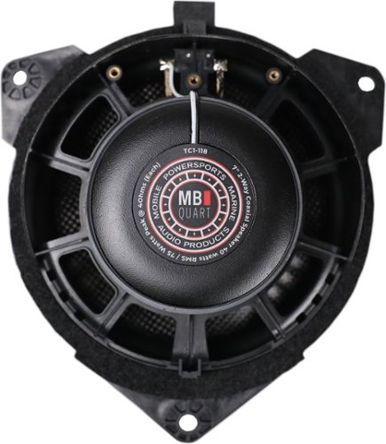 MB Quart Tuned 7 inch 2-Way Car Speaker with Fiber Cones (Pair) - Black SHOP ONLINE