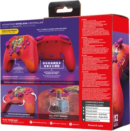 PowerA Advantage Wireless Controller for Nintendo Switch 2 - Mario and Friends WHERE TO BUY