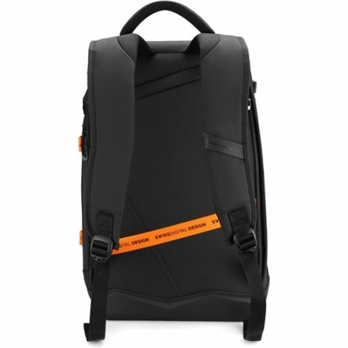 Swissdigital Design SEON L+ TSA-Friendly Backpack With USB Charging Port  RFID Protection and Fits Up to 16″ Laptop - Black WORLDWIDE DELIVERY