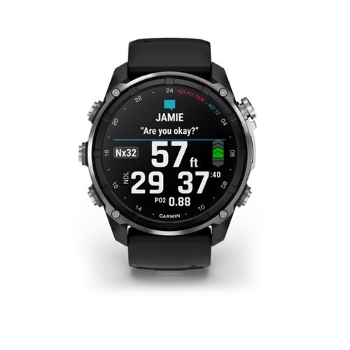 Garmin Descent Mk3i GPS Dive Smartwatch – 51 mm Fiber-reinforced polymer - Silver and Black PVD Titanium with Black/Gray Band - (2026) HOW TO BUY