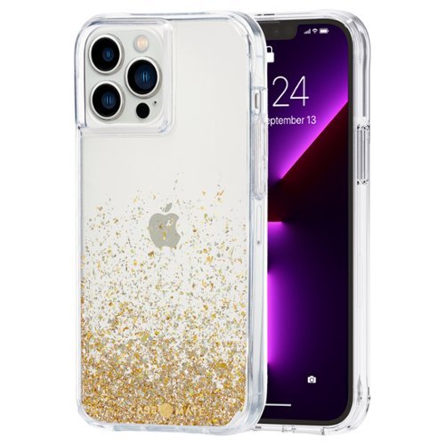 Case-Mate Twinkle Ombre Hardshell Case for iPhone 13 Pro Max - Gold GLOBAL SHIPPING