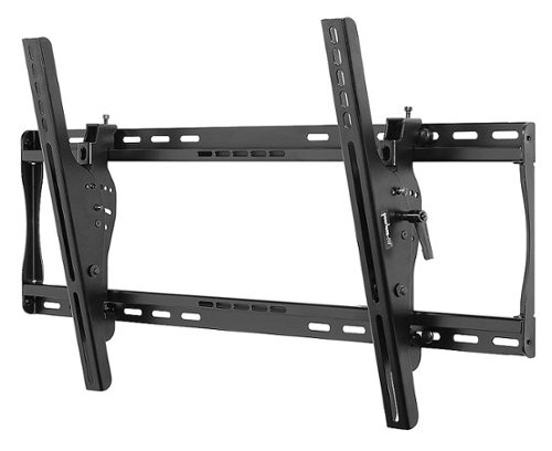 Peerless-AV - SmartMountXT Tilt Display Wall Mount For Most 39" - 75" Flat Panel Displays - Semi-gloss Black, Black