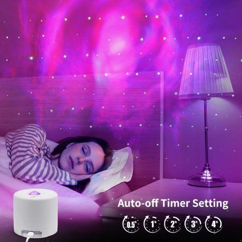 Dazzed Corner Galaxy Star Projector with Remote & Timer, LED