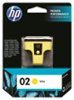 HP - 02 Original Ink Cartridge - Yellow-Front_Standard