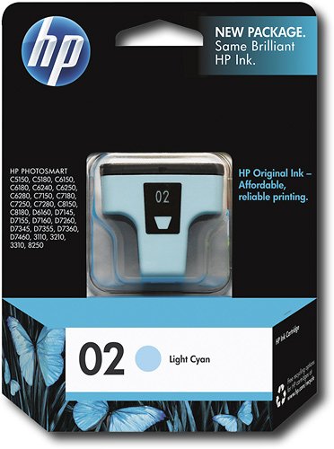  HP - 02 Original Ink Cartridge - Light Cyan