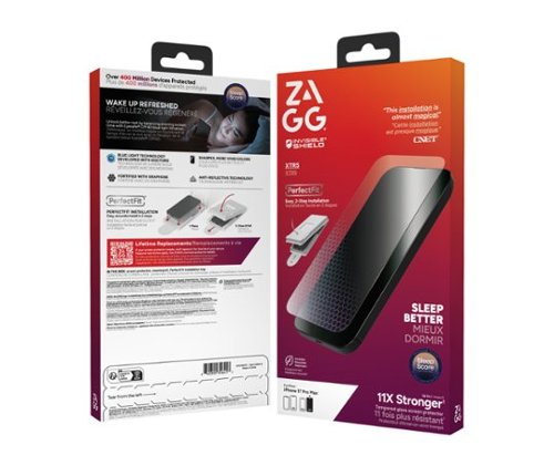 ZAGG XTR 5 Blue Light Glass Screen Protector for Apple iPhone  17 Pro Max - Clear BUY IN QATAR
