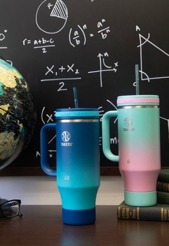 Takeya 40-oz. Straw Tumbler with Handle - Ombre Dream BUY ONLINE