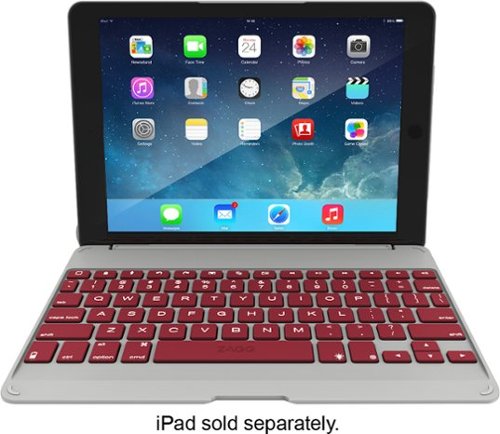  ZAGG - ZAGGfolio Keyboard Case for Apple® iPad® Air - Crimson