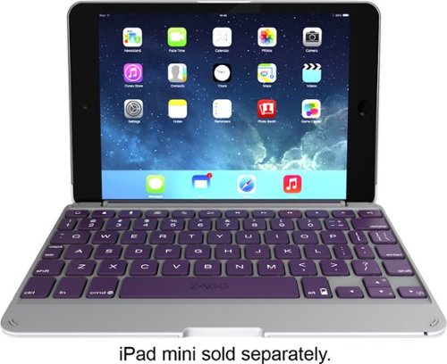  ZAGG - ZAGGfolio Keyboard Case for Apple® iPad® mini - Orchid