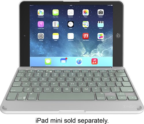  ZAGG - ZAGGfolio Keyboard Case for Apple® iPad® mini, iPad mini 2 and iPad mini 3 - Sage