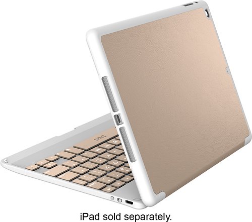  ZAGG - ZAGGfolio Keyboard Case for Apple® iPad® Air - Rose Gold