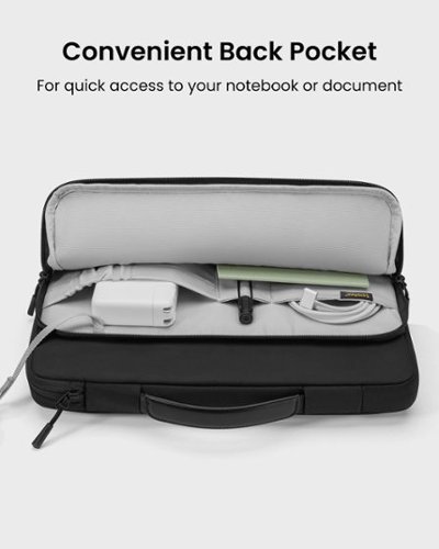tomtoc Defender-A14 Premium 360° Laptop Sleeve Bag Carry Case for 13-inch MacBook Air M4 A3240/M3/M2/M1, 13 inch MacBook Pro - Black BUY IN MIDDLE EAST