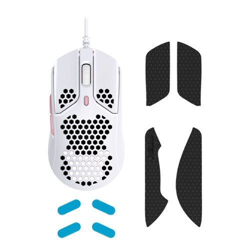 HyperX Pulsefire Haste Lightweight Wired Optical Gaming Mouse with RGB Lighting - Wired - White/Pink WHERE TO BUY
