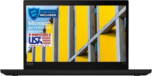 Lenovo - T490 14" Refurbished Laptop - Intel 8th Gen Core i5 with 16GB Memory - Intel UHD Graphics - 256GB SSD - Black-Front_Standard 