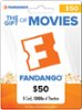 Fandango - $50 Gift Card-Front_Standard