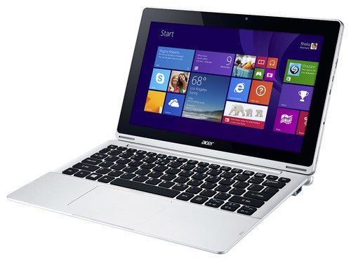 Acer - Aspire Switch 11 - 11.6" - Intel Atom - 64GB - With Keyboard - Silver-Front_Standard 