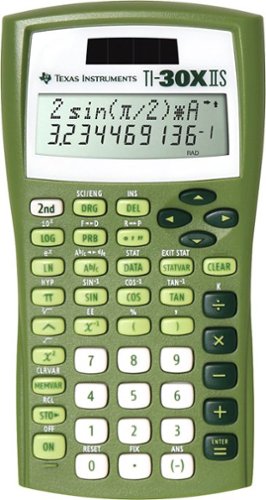 Texas Instruments - Portable Scientific Calculator - Lime Green-Front_Standard 