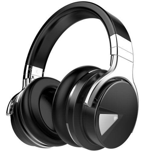 MOVSSOU - E7 Bluetooth Wireless Active Noise Cancelling Headphones - Black-Front_Standard 