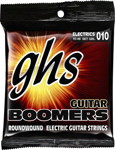  GHS Strings - Boomers Nickel-Plated Steel Electric Guitar Strings - Silver