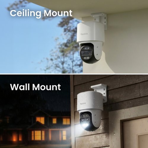 Reolink TrackMix P760 Wired PoE 4K 8MP Home Security Camera Outdoor with Dual-View, Auto-Tracking Pan Tilt Zoom - White HOW TO BUY