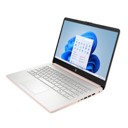 HP 14 Laptop - Intel Celeron N4500 2021 - 4GB Memory - 64GB eMMC - Pale Rose Gold BUY ONLINE