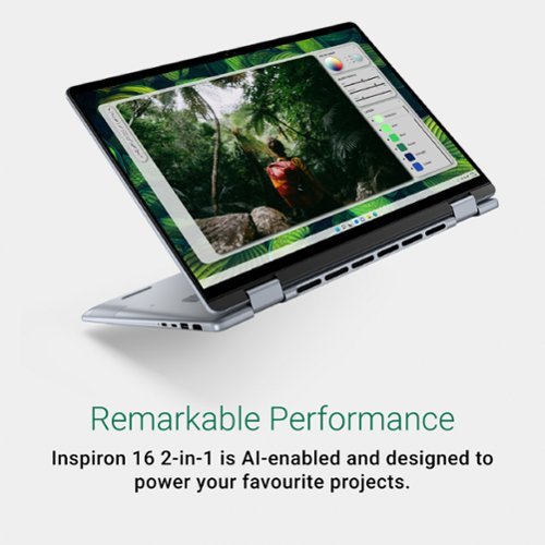 Dell Inspiron 2-in-1 16” IPS LED FHD Touch Screen Laptop - Intel Core Ultra 7 with 16GB Memory - 1TB SSD - Ice Blue GLOBAL SHIPPING