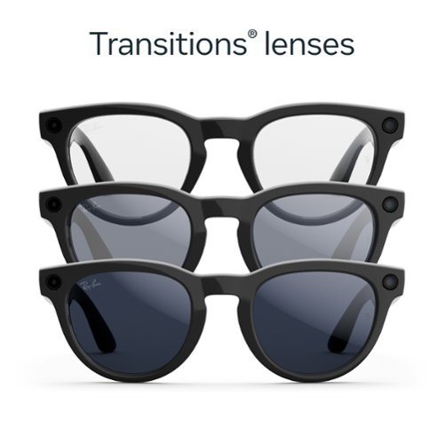 Ray-Ban Meta Ray-Ban | Meta Headliner (Gen 2) - Shiny Transitions Sapphire lenses - Black GLOBAL SHIPPING