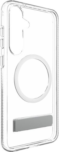 ZAGG Crystal Palace Snap MagSafe Compatible Case w/ Kickstand for Samsung S25+ - Clear BUY IN UAE