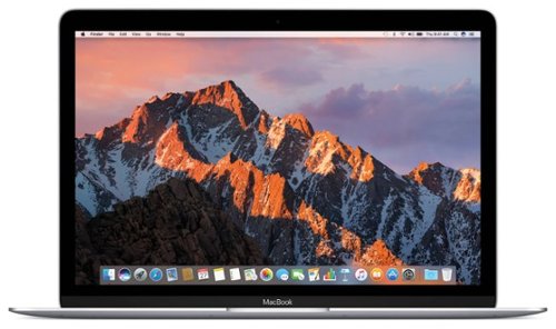 Apple - MacBook 12-inch Retina Display (Mid-2017) Intel Core m3 256GB (MNYH2LL/A) - Pre-Owned - Silver-Front_Standard 