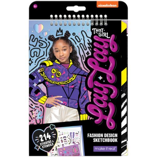 Make It Real - That Girl Lay Lay: Fashion Design Sketchbook W/ 214 Stickers & Stencils