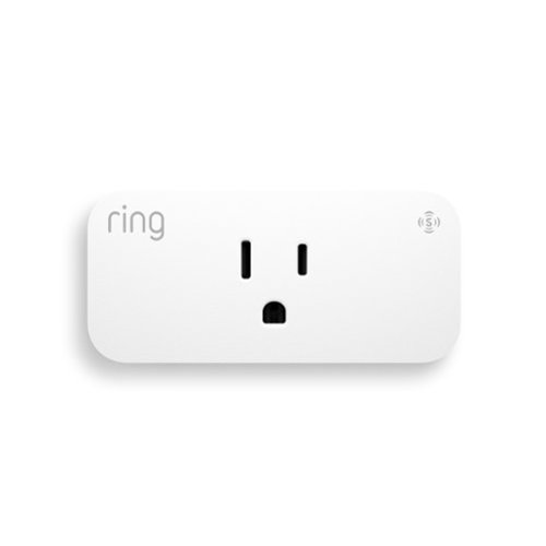 Ring - Smart Plug, Control lights and other devices, set routines, activated by motion on Amazon Sidewalk - White