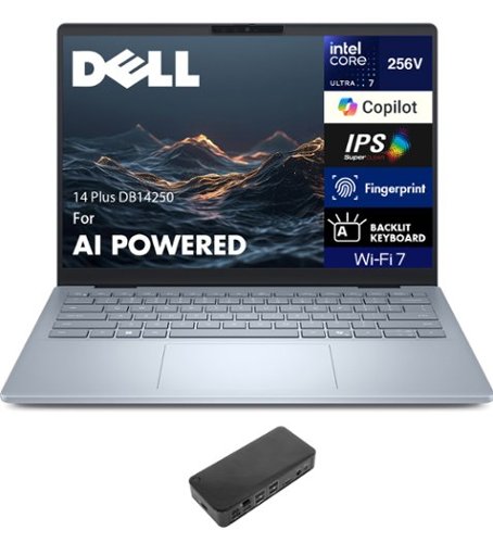Dell 14 Plus DB14250 Laptop 14.0 WQXGA (Intel Ultra 7 256V, 16GB