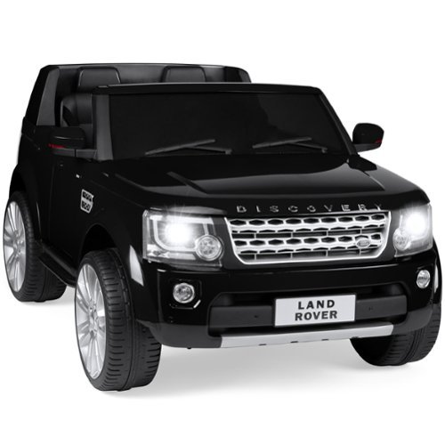 Best Choice Products - 12V 3.7 MPH 2-Seater Licensed Land Rover Ride On Car Toy w/ Parent Remote Control - Black-Front_Standard 