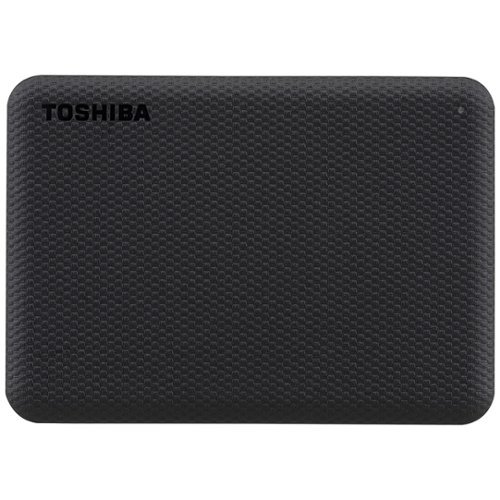 Toshiba - Canvio Advance 4TB External USB 3.0 Portable Hard Drive - Black-Front_Standard 