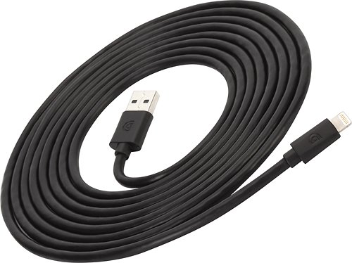  Griffin - 9.8' USB-to-Lightning Charge-and-Sync Cable - Black