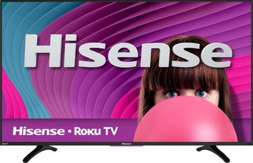  Hisense - 40&quot; Class - (40&quot; Diag.) - LED - 1080p - Smart - HDTV - Roku TV
