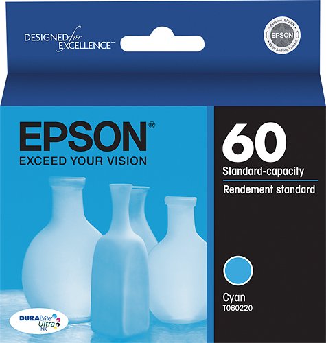  Epson - 60 Ink Cartridge - Cyan