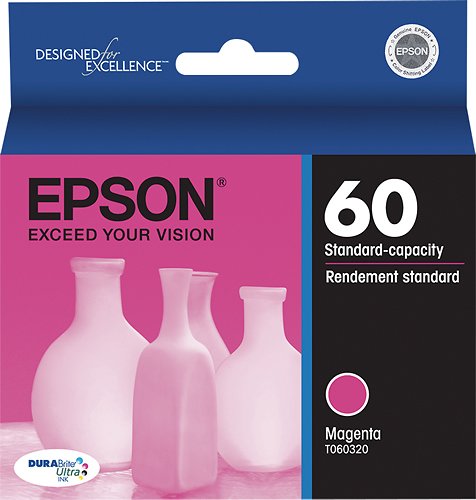 Epson - 60 Ink Cartridge - Magenta
