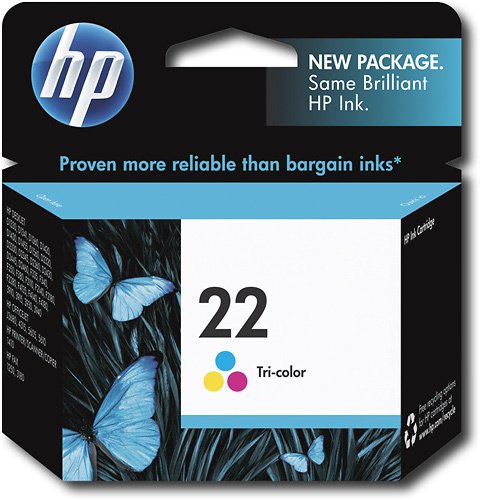  HP - 22 Tricolor Original Ink Cartridge - Cyan/Magenta/Yellow